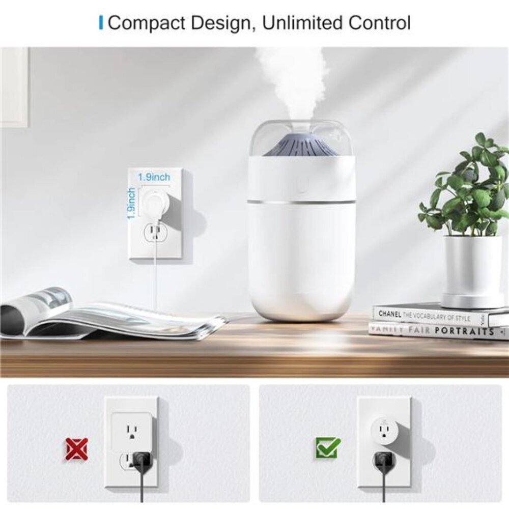 Smart Plug WiFi Outlet Works with Alexa Google Home Remote Control Timer 4 Pack - Picture 3 of 7